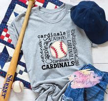 Load image into Gallery viewer, Cardinals Typo Baseball
